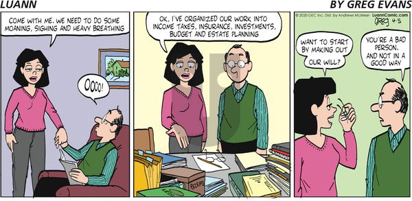 Luann - Sunday April 5, 2020 Comic Strip