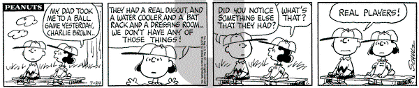 Peanuts on Monday July 24, 1972 Comic Strip