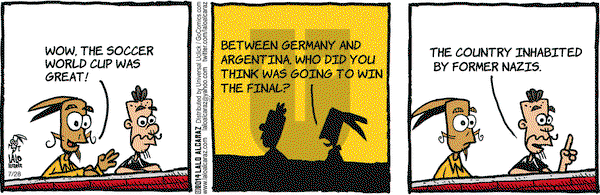 La Cucaracha on Monday July 28, 2014 Comic Strip