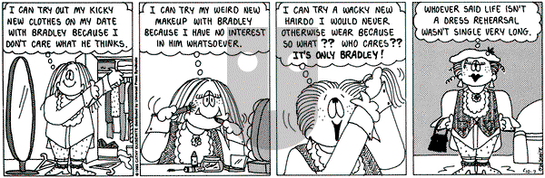 Cathy Classics on Thursday October 7, 1993 Comic Strip
