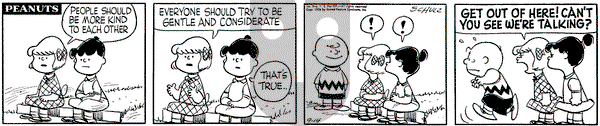 Peanuts on Friday September 14, 1956 Comic Strip