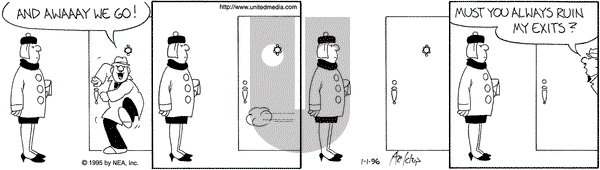 The Born Loser - Monday January 1, 1996 Comic Strip