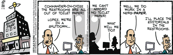 La Cucaracha on Saturday January 19, 2019 Comic Strip