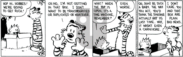 Calvin and Hobbes - Monday June 22, 2020 Comic Strip