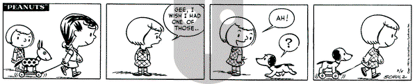 Peanuts on Monday March 5, 1951 Comic Strip