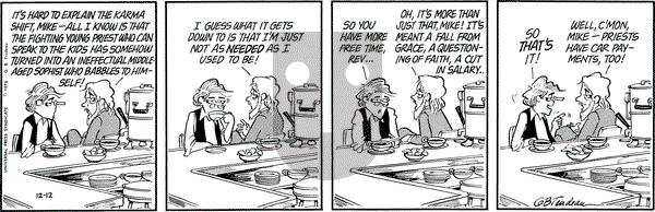 Doonesbury on Friday December 12, 1975 Comic Strip