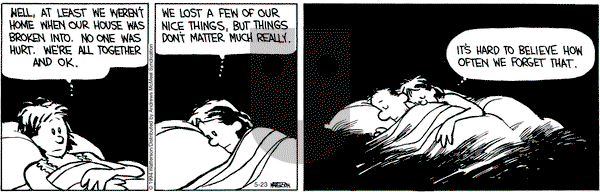 Calvin and Hobbes - Thursday May 23, 2024 Comic Strip