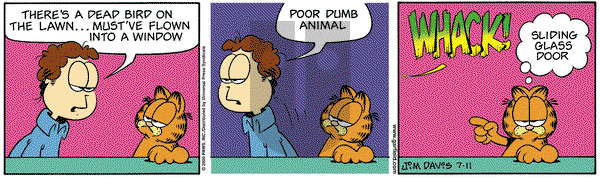 Garfield - Tuesday July 11, 2000 Comic Strip