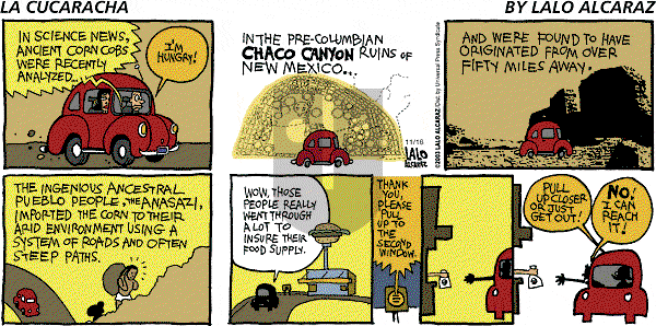 La Cucaracha on Sunday November 16, 2003 Comic Strip