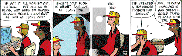 Lucky Cow on Thursday March 24, 2005 Comic Strip