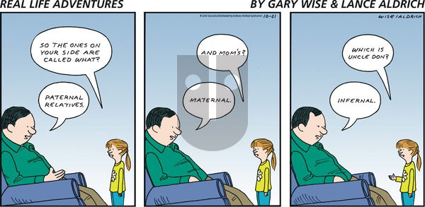 Real Life Adventures on Sunday October 21, 2018 Comic Strip