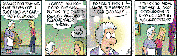 Pickles - Tuesday April 2, 2024 Comic Strip