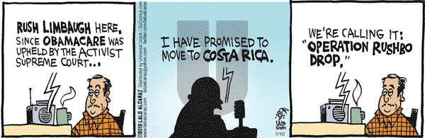 La Cucaracha on Tuesday July 10, 2012 Comic Strip
