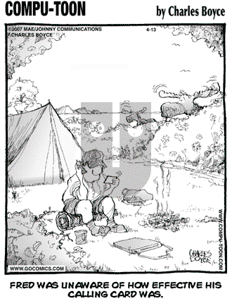 Compu-toon on Friday April 13, 2007 Comic Strip