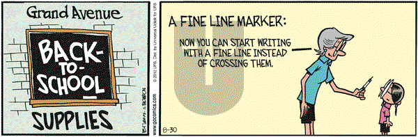 Grand Avenue on Thursday August 30, 2012 Comic Strip
