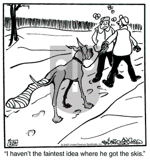 Marmaduke on Monday February 26, 2007 Comic Strip