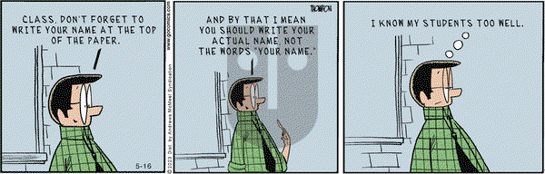 Grand Avenue on Tuesday May 16, 2023 Comic Strip