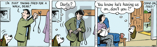 Fred Basset on Friday January 22, 2016 Comic Strip