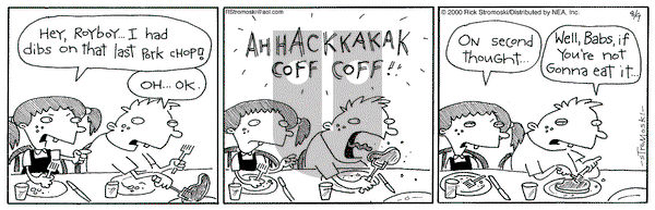 Soup to Nutz - Old on Wednesday August 9, 2000 Comic Strip