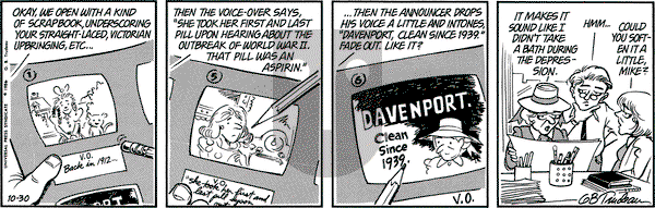 Doonesbury on Thursday October 30, 1986 Comic Strip