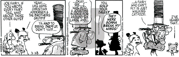 Over the Hedge on Friday March 28, 2003 Comic Strip