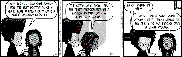 The Boondocks on Monday October 12, 2009 Comic Strip
