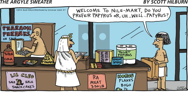 The Argyle Sweater on Sunday June 1, 2014 Comic Strip