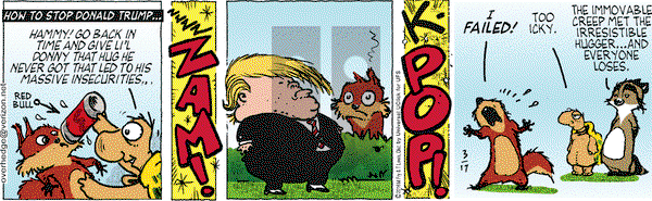 Over the Hedge on Thursday March 17, 2016 Comic Strip