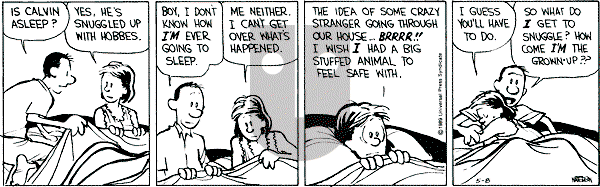 Calvin and Hobbes - Monday May 8, 1989 Comic Strip