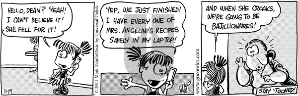 Heart of the City on Saturday November 19, 2011 Comic Strip