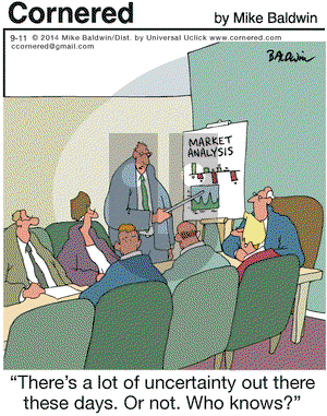 Cornered on Thursday September 11, 2014 Comic Strip