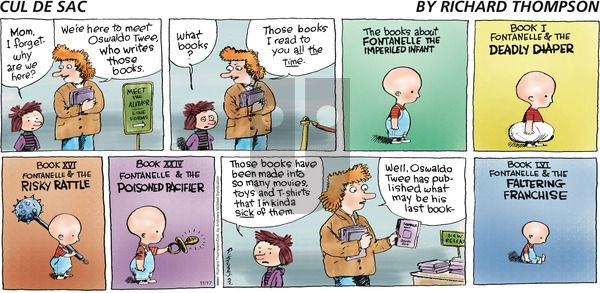 Cul de Sac on Sunday November 17, 2019 Comic Strip
