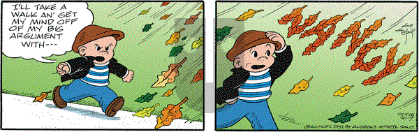 Nancy on Saturday October 28, 2017 Comic Strip