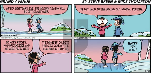 Grand Avenue on Sunday December 30, 2012 Comic Strip