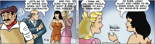 Alley Oop on Saturday May 9, 2015 Comic Strip