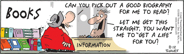 Frank and Ernest - Wednesday August 12, 2009 Comic Strip