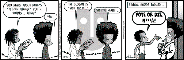 The Boondocks on Thursday March 15, 2012 Comic Strip