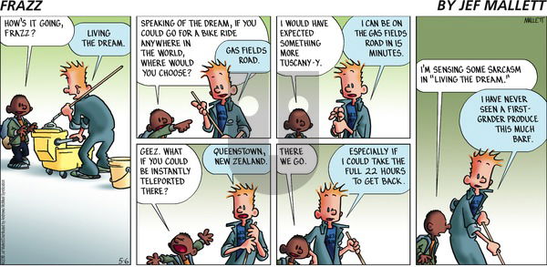 Frazz on Sunday May 6, 2018 Comic Strip