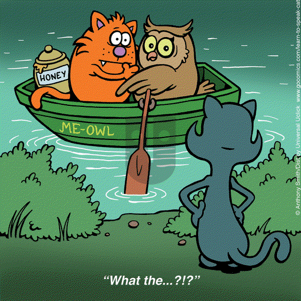 Learn to Speak Cat - Thursday October 10, 2019 Comic Strip