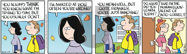 Drabble on Wednesday October 21, 2015 Comic Strip