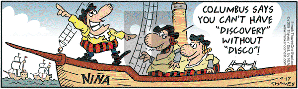 Frank and Ernest on Friday April 17, 2009 Comic Strip