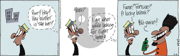 The Knight Life on Monday February 8, 2016 Comic Strip