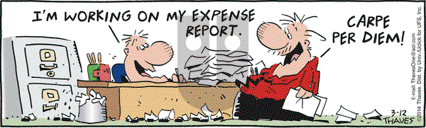 Frank and Ernest on Wednesday March 12, 2014 Comic Strip