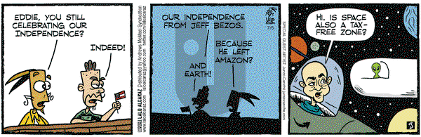 La Cucaracha on Monday July 5, 2021 Comic Strip