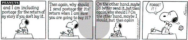 Peanuts on Saturday March 9, 1974 Comic Strip