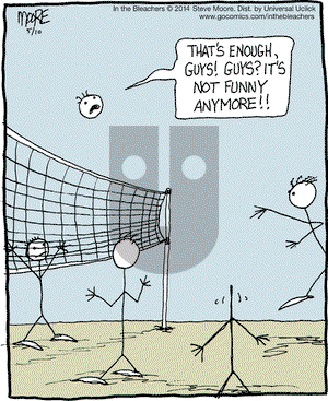 In the Bleachers on Saturday May 10, 2014 Comic Strip