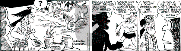 Alley Oop on Wednesday August 19, 1998 Comic Strip