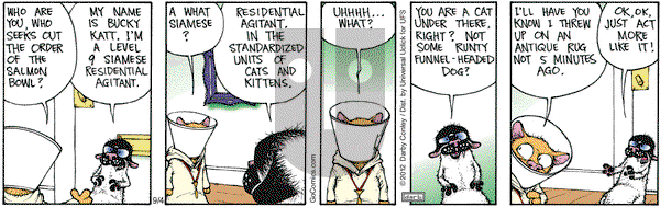 Get Fuzzy on Tuesday September 4, 2012 Comic Strip