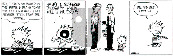 Calvin and Hobbes on Tuesday August 1, 1995 Comic Strip