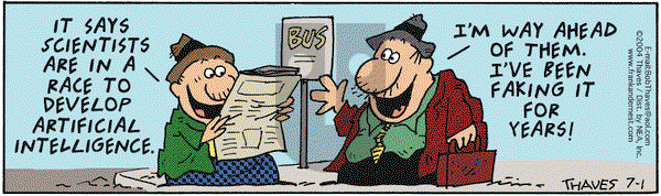 Frank and Ernest - Thursday July 1, 2004 Comic Strip